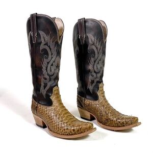 Freebird by Steven Woodland Python Western Boots